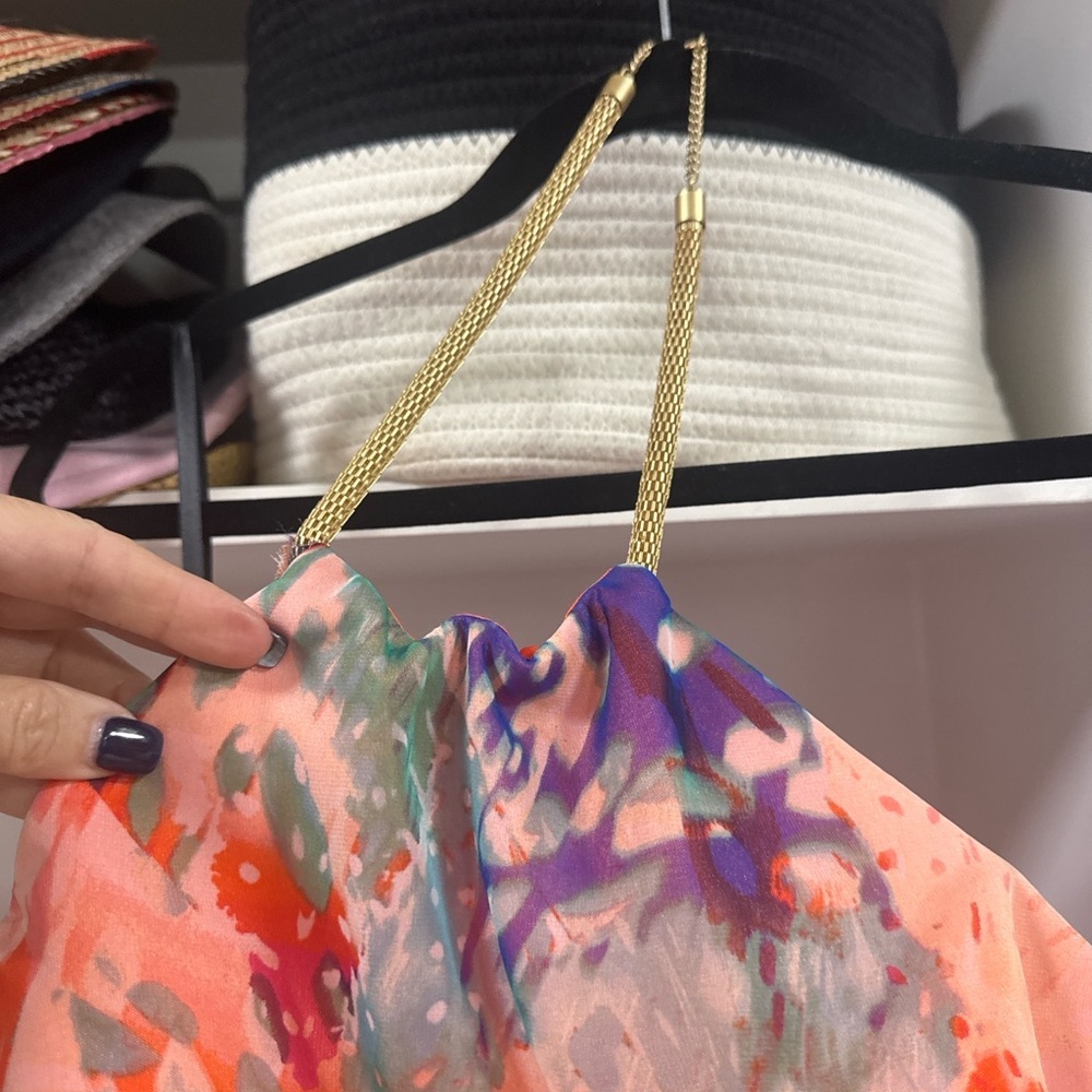 Laundry By Shelli Segal Strapless Multicolor Dress - Picture 5 of 5